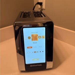 Revolution R180 Smart Toaster with Silver Finish